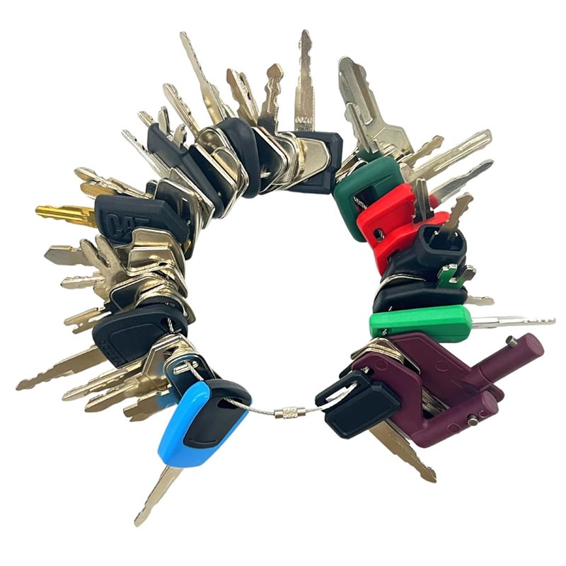 Heavy Equipment Keys Master Set - Nieuwe set contactsleutels voor Caterpillar Bobcat