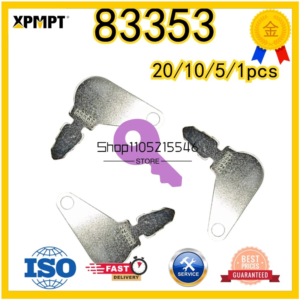 Heavy Equipment Key Set - 20/10/5/1pcs Nieuwe 83353 Sleutels voor Kubota