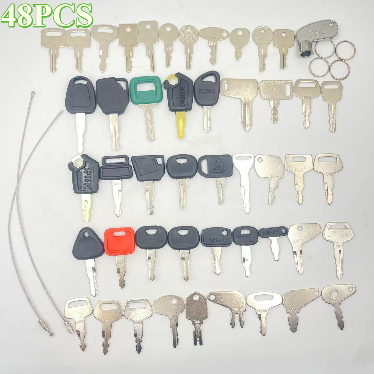 Heavy Equipment Key Set - 48-delige set sleutels voor zwaar materieel