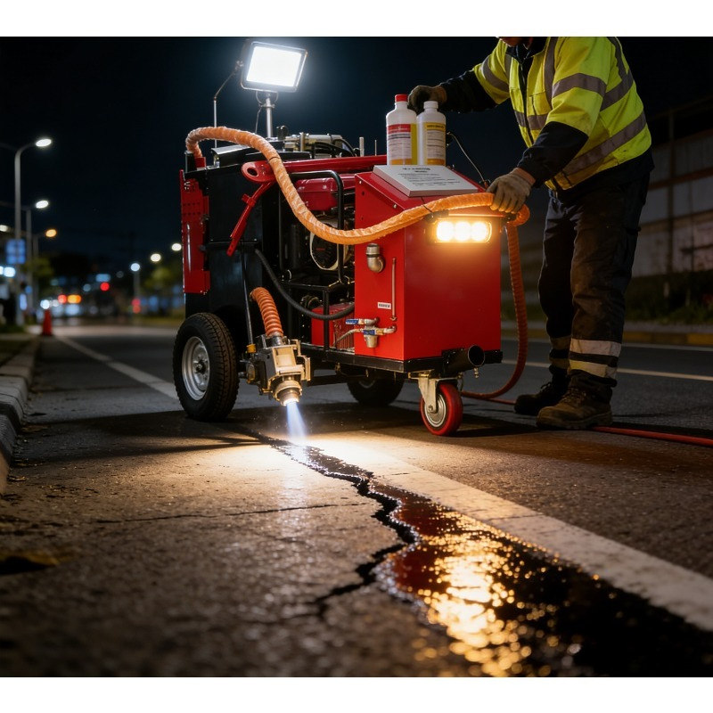 Road Crack Sealing Machine - Hoogwaardige wegkraakafdichtingsmachine, hete verkoop voor betonvoegenconstructie