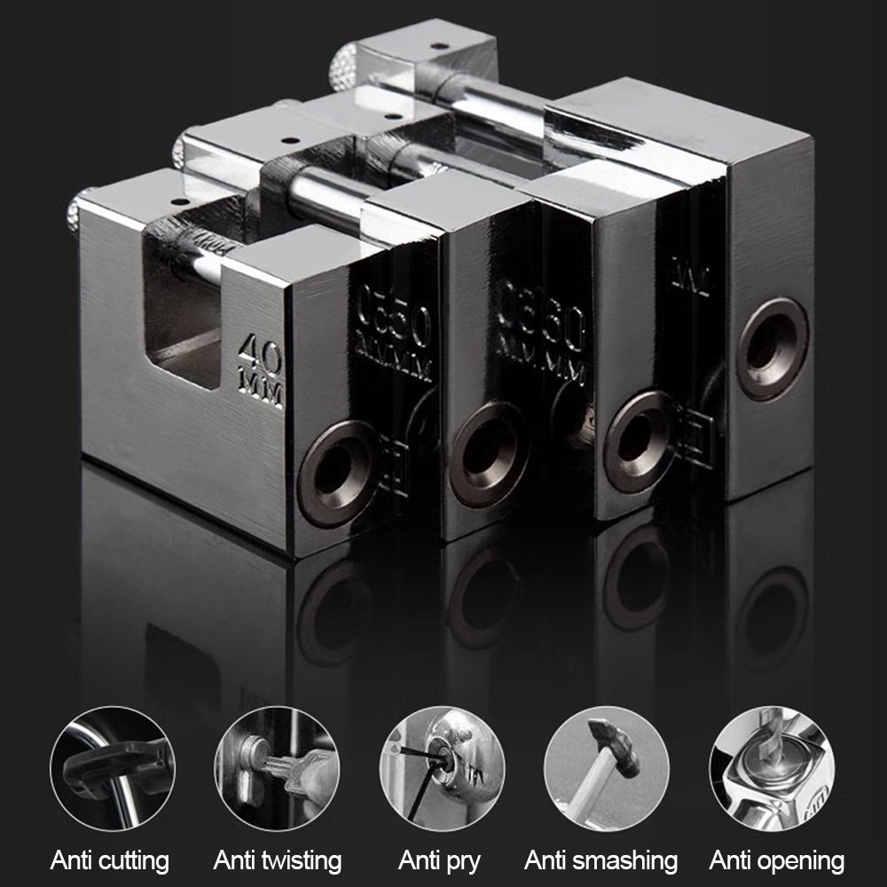 Heavy Equipment Key Set - Creatieve roestvrijstalen zware hangsloten met sleutels,