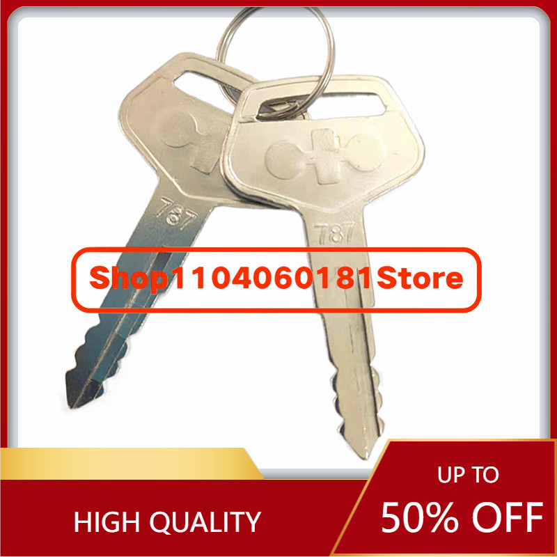 Heavy Equipment Key Set - 2 stks/set zilveren 787 contactsleutels voor