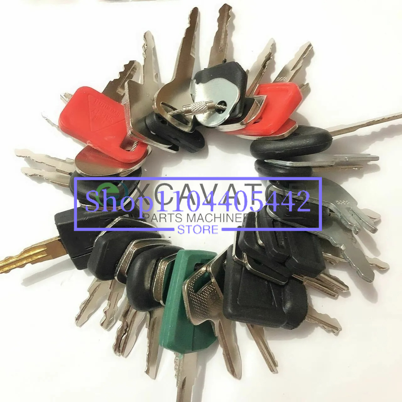Heavy Equipment Key Set - 30-delige sleutelset voor bouwmachines/zware apparatuur voor