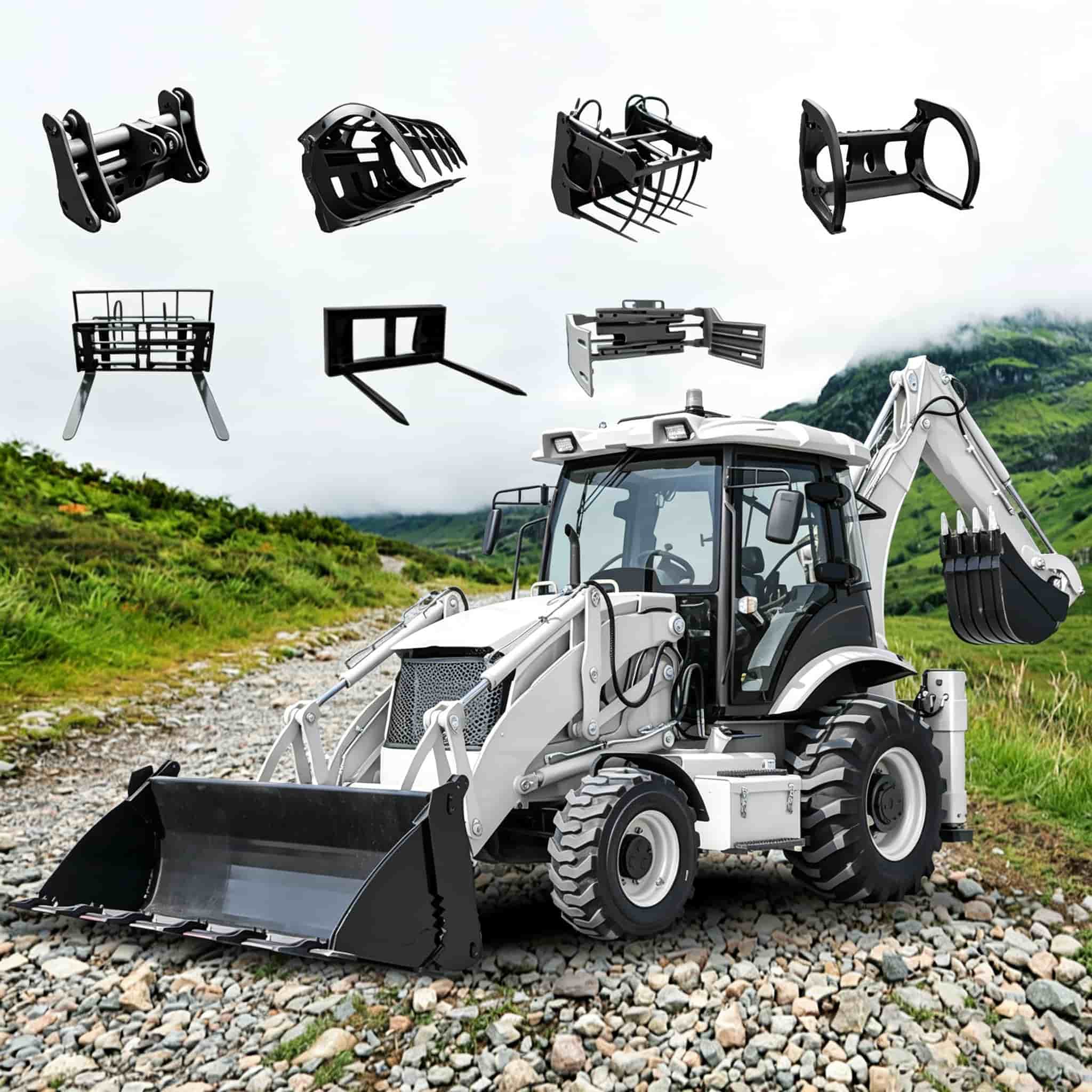 Tractor Backhoe - 40-30C CE-gecertificeerde graaflader Euro 5 emissienorm