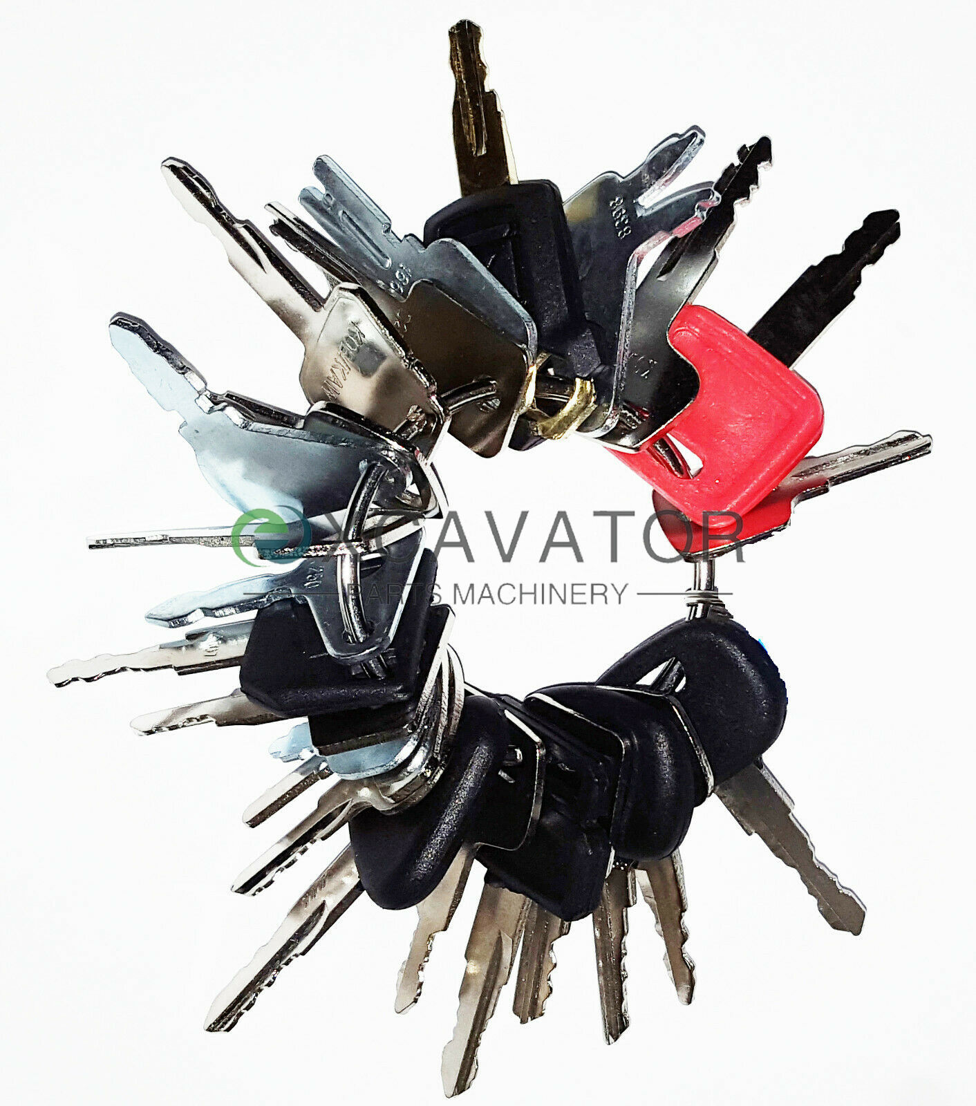 Heavy Equipment Key Set - 23-delige sleutelset voor zware machines, bouwmachines,