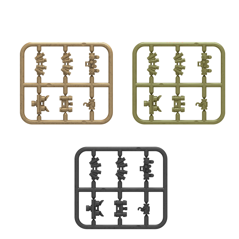 10 stuks/lot Militaire bouwste - Heavy Equipment Certificate recensie en prijs