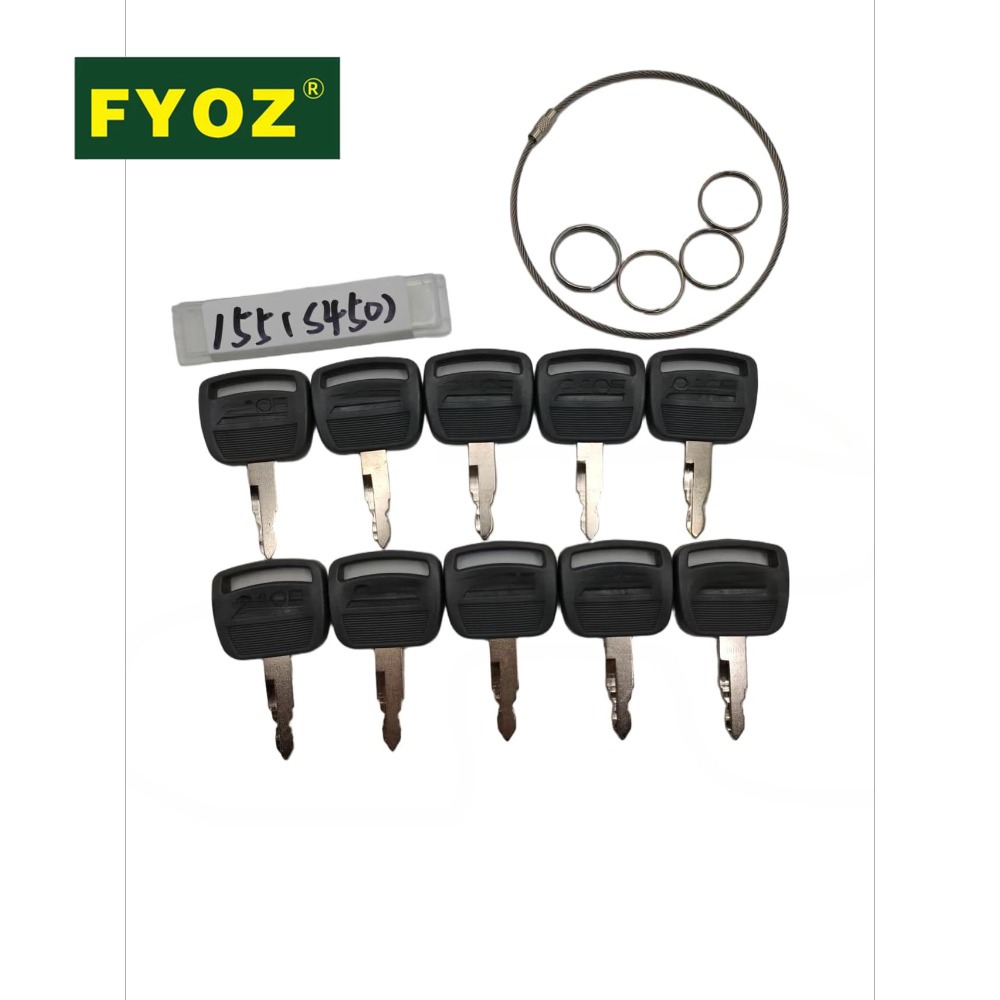 10 stuks graafmachinesleutels  - Heavy Equipment Key Set recensie en prijs