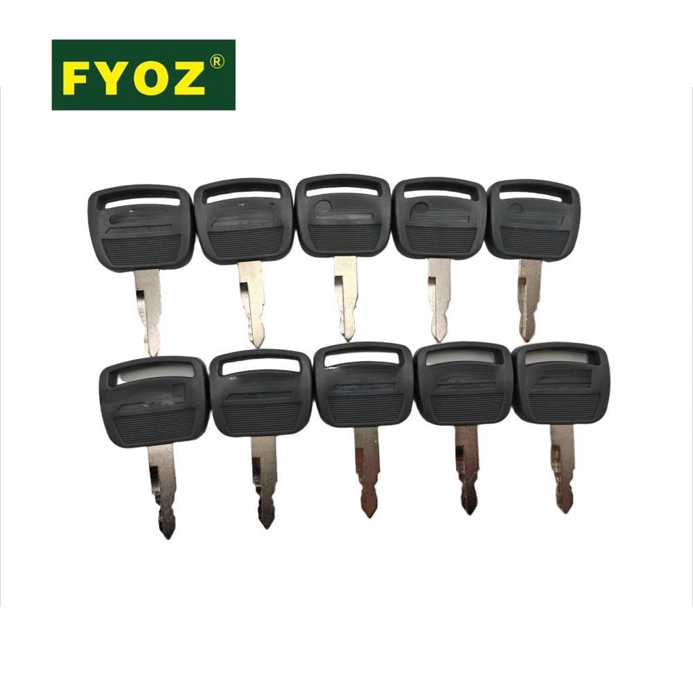 10 stuks graafmachinesleutels  - Heavy Equipment Key Set recensie en prijs