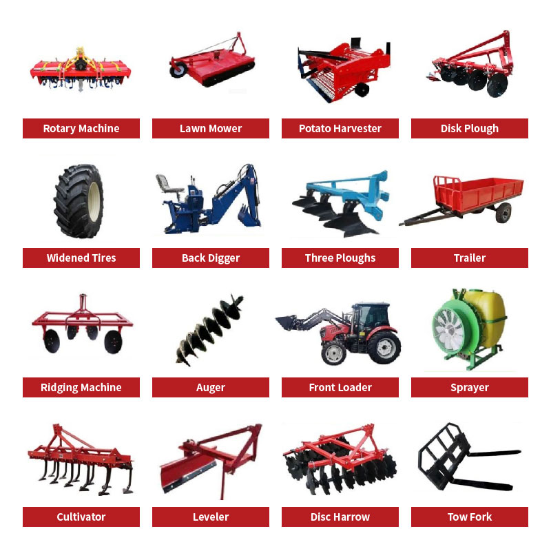 50PK Mini Tractor 4WD Boerentr - Tractor Backhoe recensie en prijs