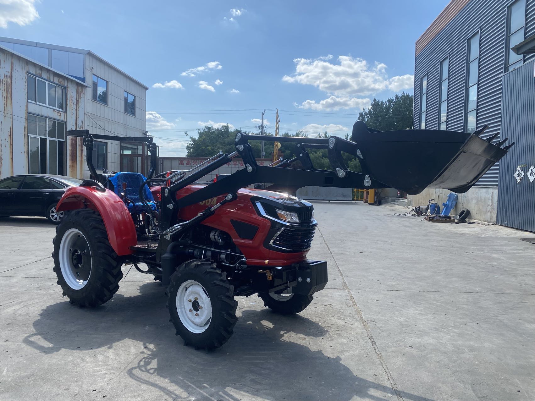 Vierwielaangedreven landbouwtr - Tractor Backhoe recensie en prijs