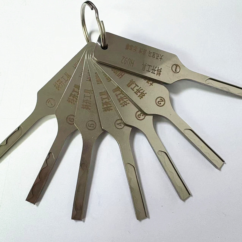 7 stks/set HU92 HU66 Sterke Ma - Heavy Equipment Keys Master Set recensie en prijs