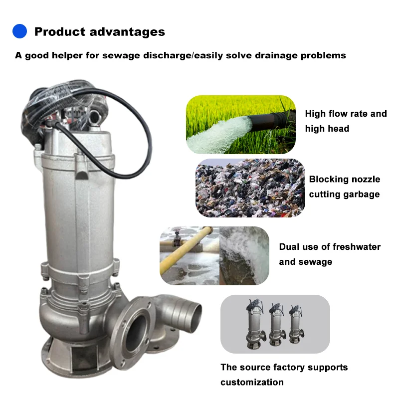 Groothandel RVS anti-verstoppi - Submersible Pump Sewage recensie en prijs