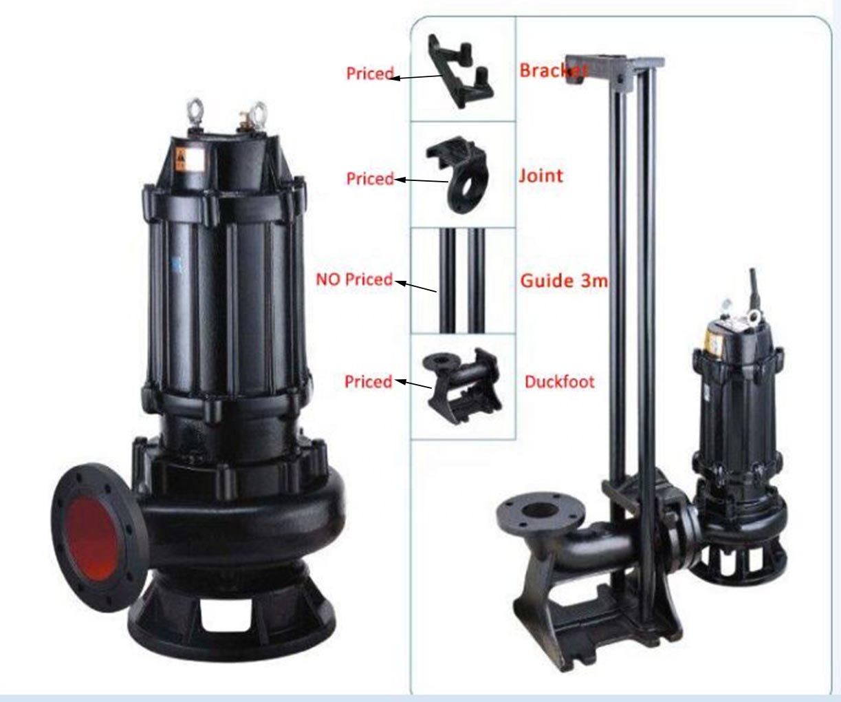 Automatische koppeling afvalwa - Submersible Pump Sewage recensie en prijs