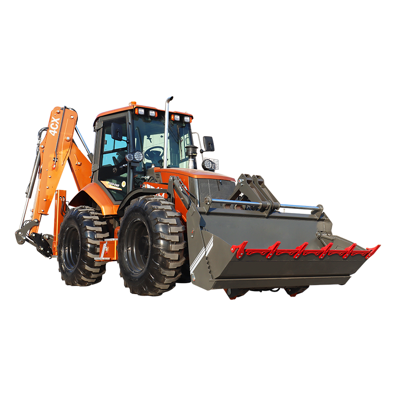 4CX Graafmachine met achterlad - Tractor Backhoe recensie en prijs