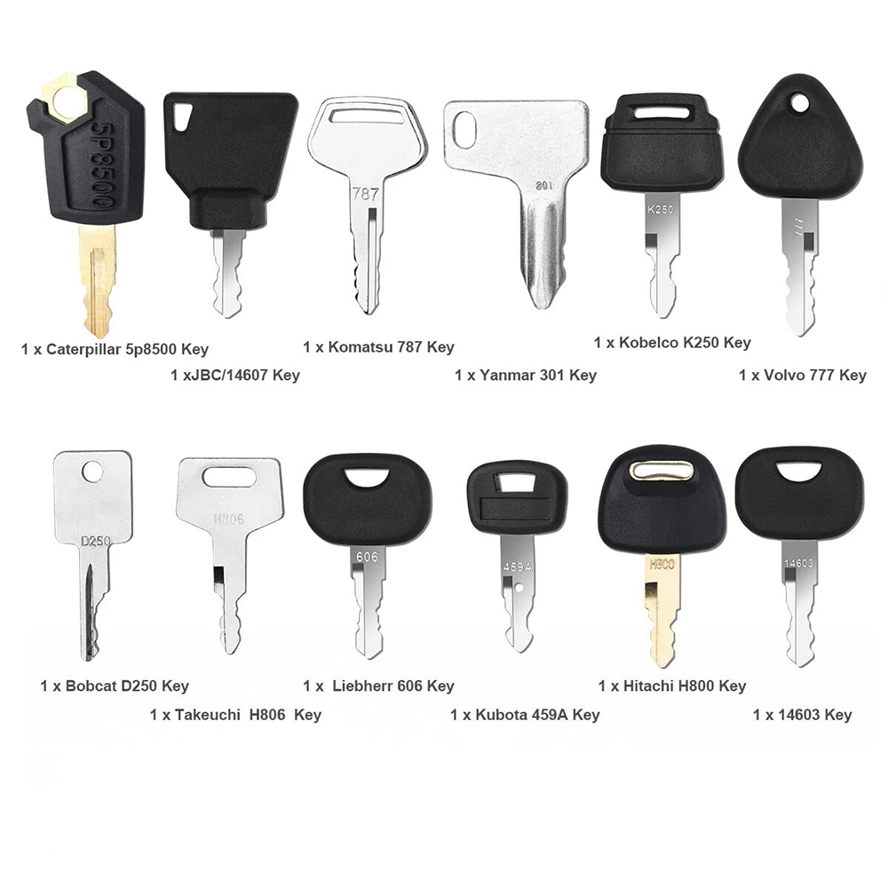 12 Stuks Zware Apparatuur Bouw - Heavy Equipment Key Set recensie en prijs