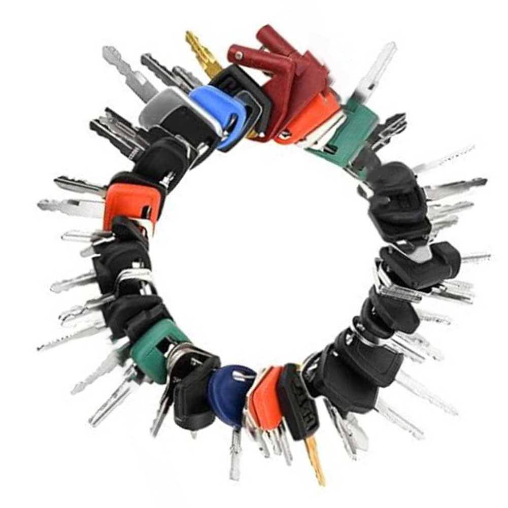 50 stuks sleutelset voor zwaar - Heavy Equipment Key Set recensie en prijs