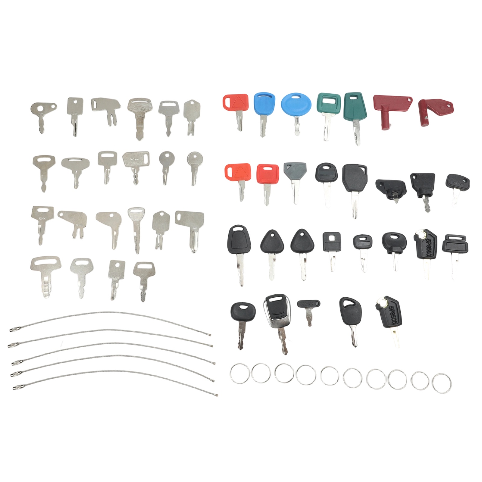 50 stuks sleutelset voor zwaar - Heavy Equipment Key Set recensie en prijs